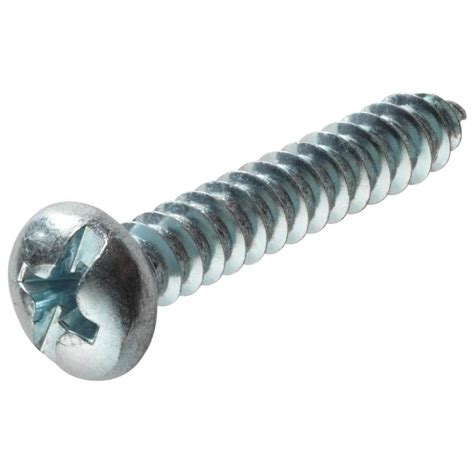 Hillman No. 14 X 3/4 in. L Slotted Hex Head Sheet Metal Screws 